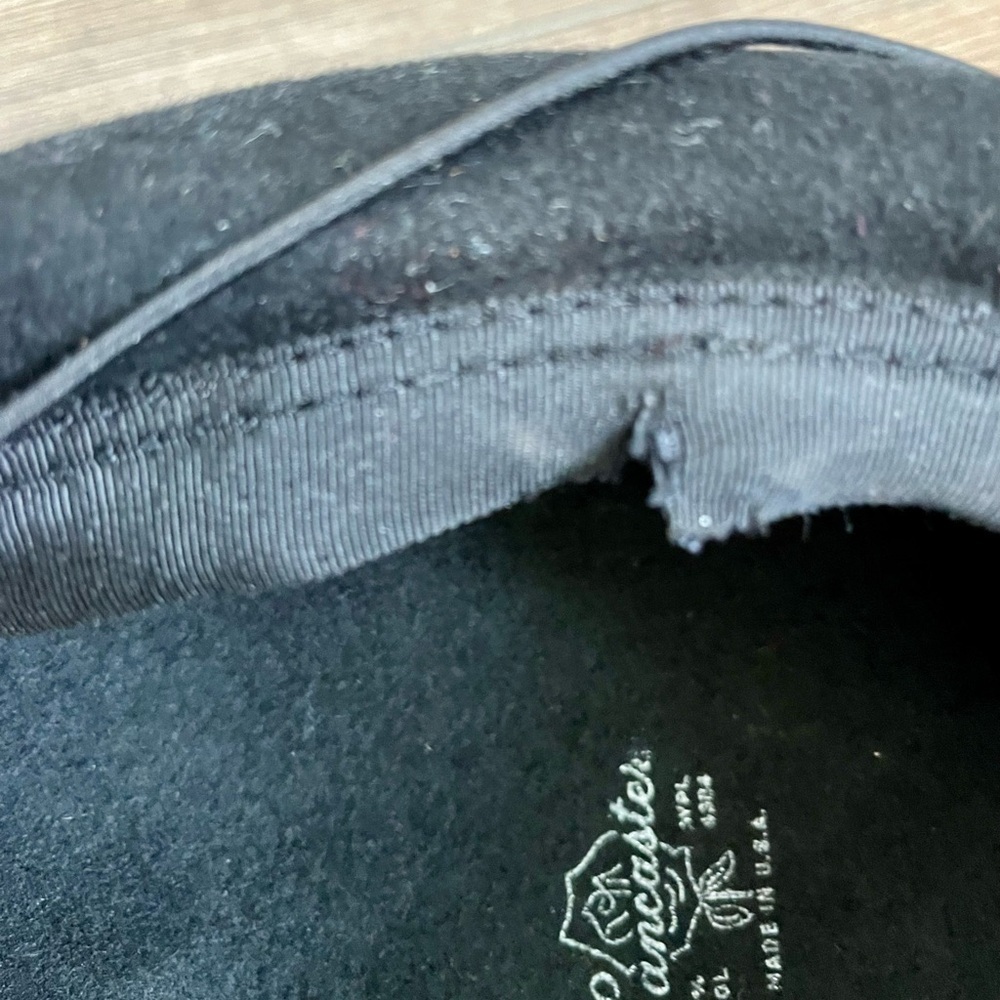 Elegant Black Women's Hat with Bow - Picture 8 of 12